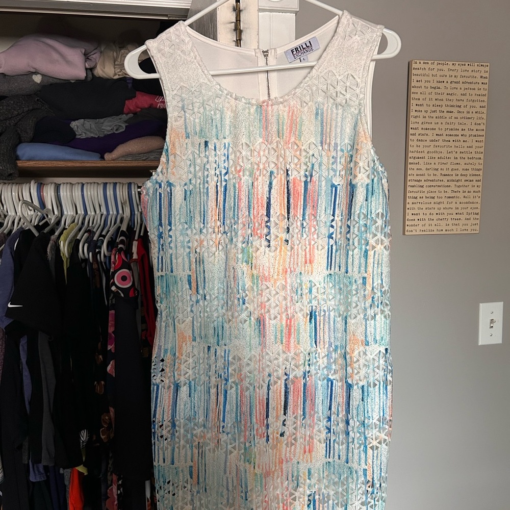 Beautiful Frilli Exchange Dress. Size L